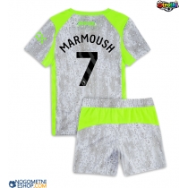 Otroški Nogometni dresi Manchester City Omar Marmoush #7 Tretji 2025-26 Kratek Rokav (+ Kratke hlače)